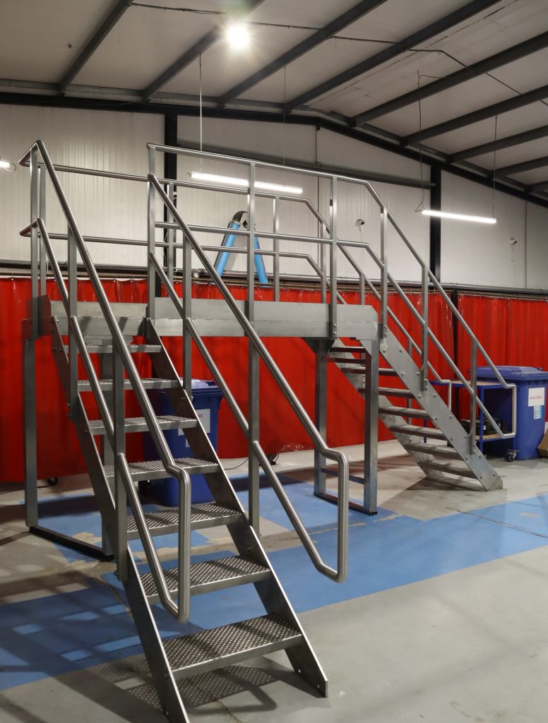 Stainless steel platform